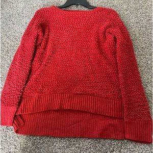 Red Textured Sweater